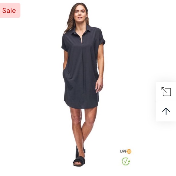 Indyeva Dresses & Skirts - INDYEVA Black Frivol Dress Size L  WITH POCKETS!